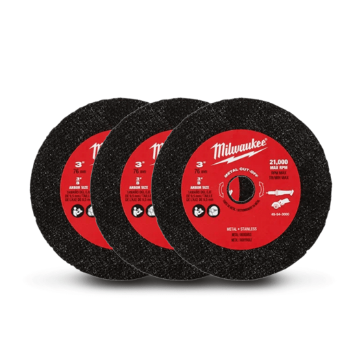 Milwaukee 49943000 3-Pack 76mm (3") Metal Cut Off Wheels – image 5