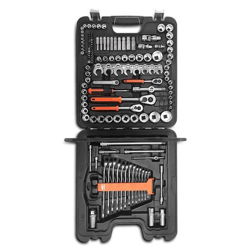 Bahco S138BL 138pce 1/4", 3/8" & 1/2" Square Drive Black Edition Spanner Socket Set – image 3