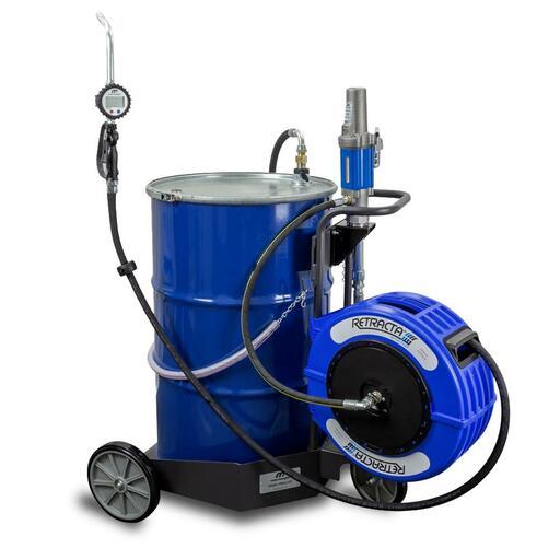 Macnaught OS100GE-01 205L Portable Trolley Mounted Oil Dispensing System Including Metered Gun 