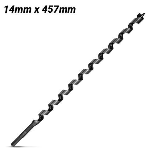 Star-M STM8014 14mm x 457mm Long Ship 8L Series Auger Drill Bit