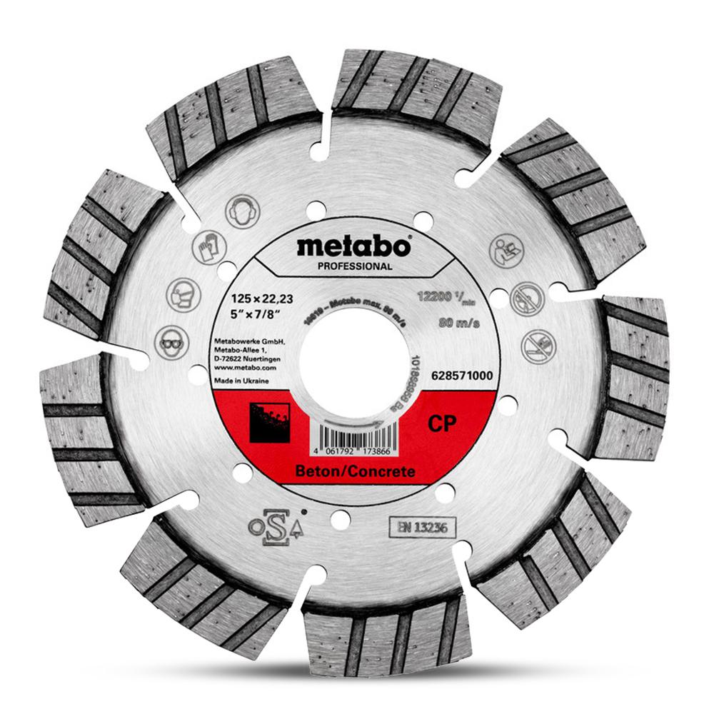Metabo 628571000 125mm (5") Professional Concrete Diamond Cutting Blade