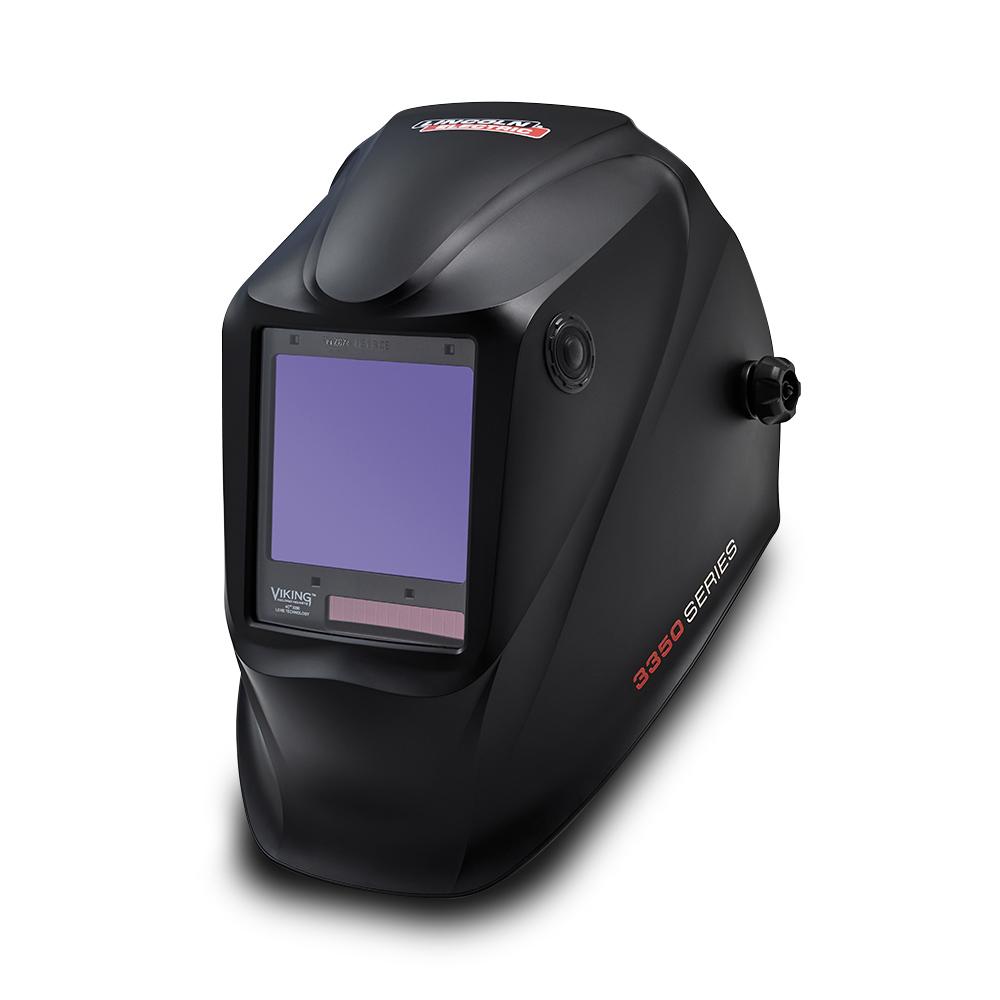 Lincoln Electric K3034-4 (LINS169273) 3350 4C Black Viking Welding Helmet with Grind Button – image 1