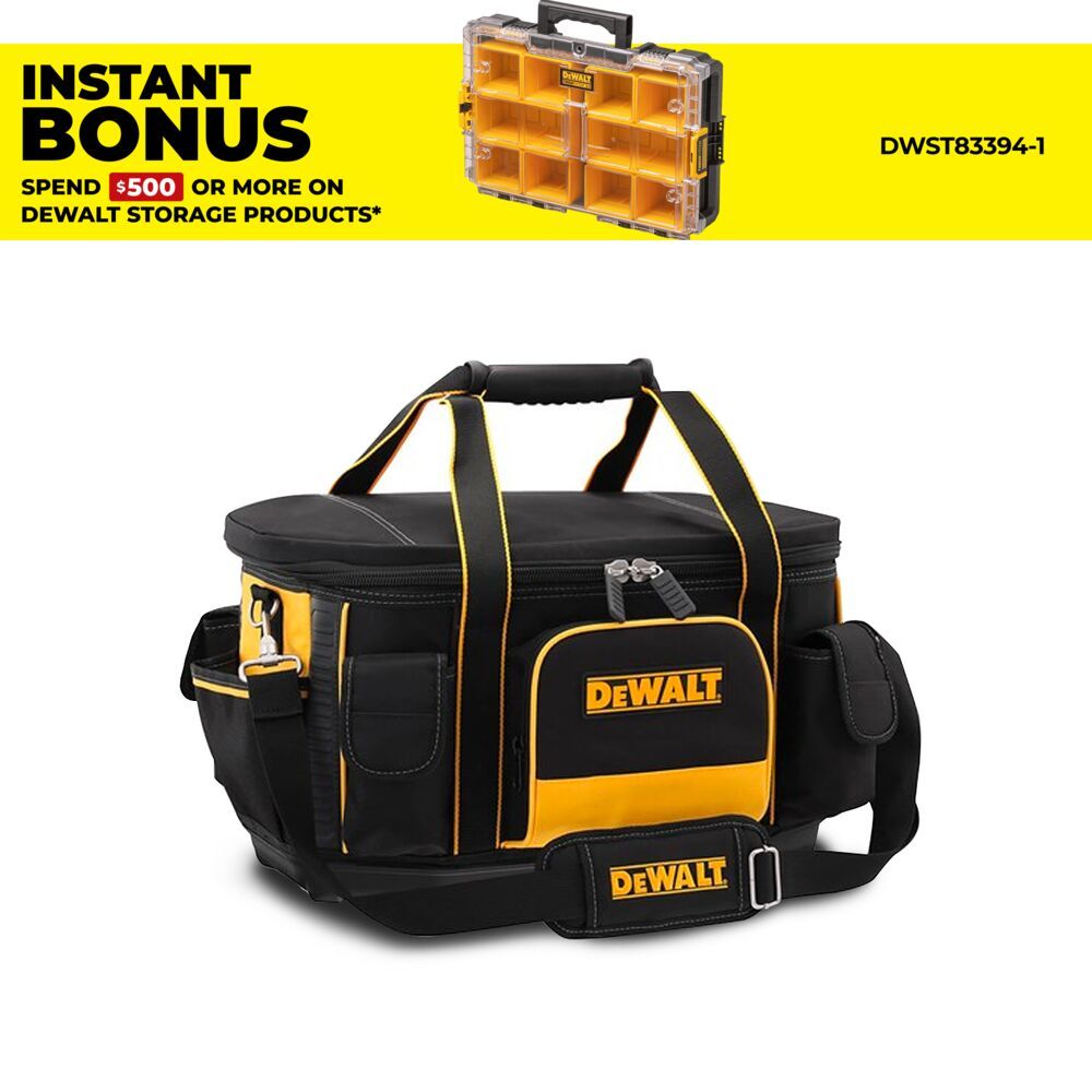 DeWalt 1-79-211 500mm Round Top Rigid Tool Bag  – image 1