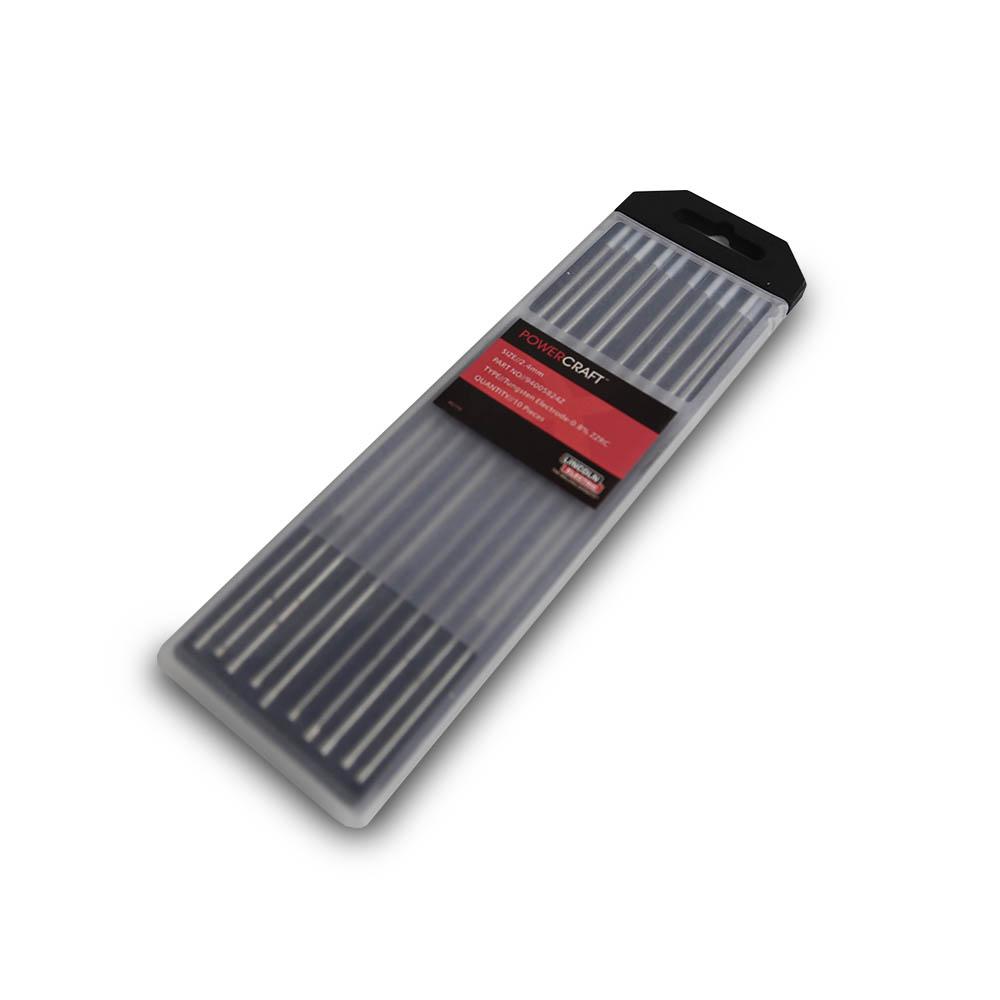 Lincoln Electric 94005824L 1% Lanthiated 2.4mm Black Tip TIG Tungsten Electrode - 10 Pack – image 1