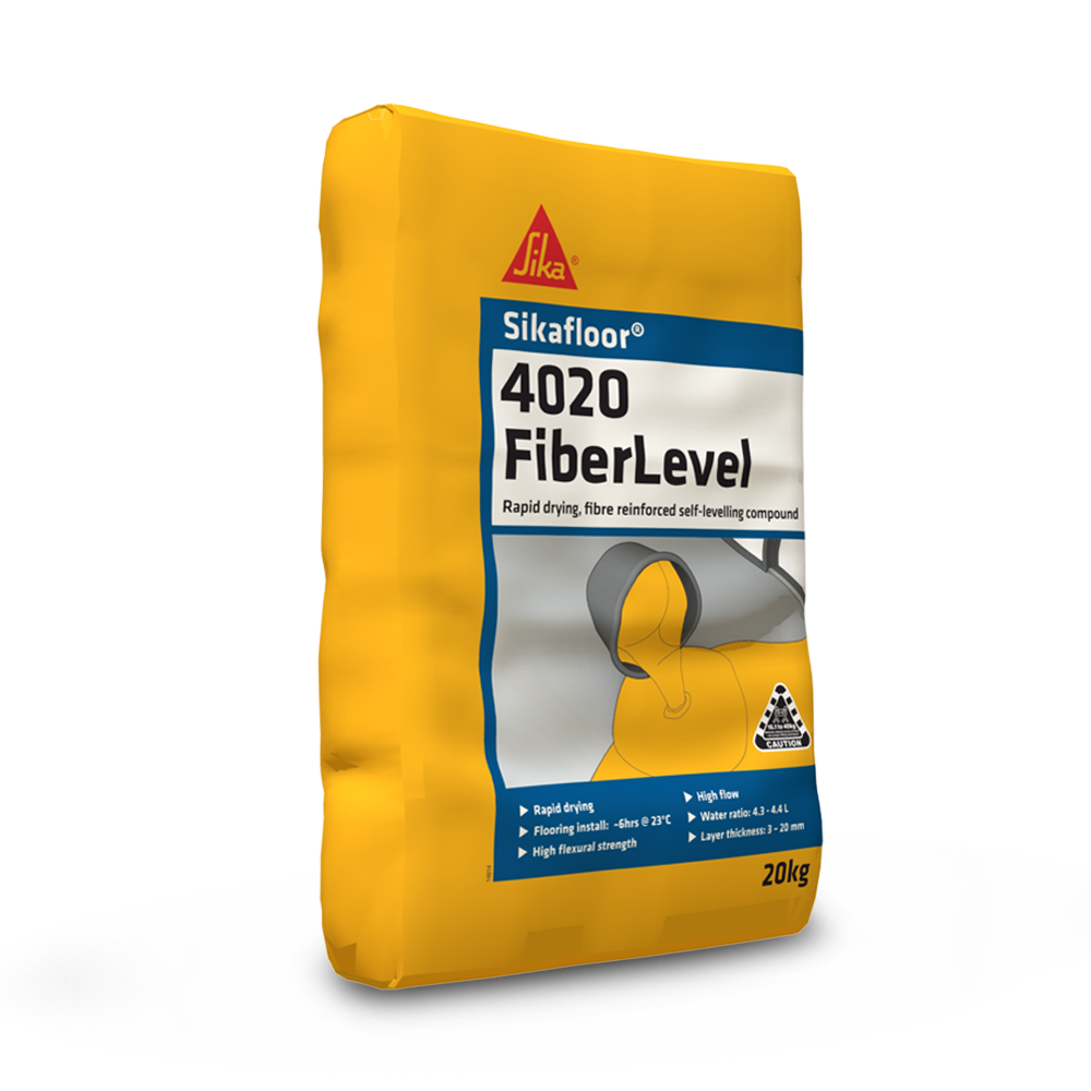 Sika 619637 20kg Sikafloor 4020 Fibrelevel Hybrid Self-Levelling & Smoothing Compound – image 1