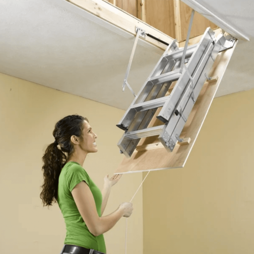 Bailey FS13560 2.34 - 3.12m 170kg Aluminium Folding Attic Ladder – image 2