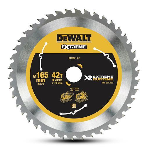 DeWalt DT99561-QZ 165mm (6.5") 42T Extreme Circular Saw Blade – image 2