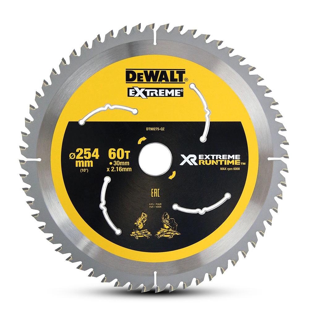 DeWalt DT90275-QZ 254mm (10") 60T Extreme Circular Saw Blade