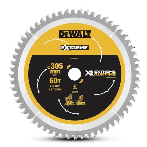DeWalt DT99575-QZ 305mm (12") 60T Extreme Circular Saw Blade – image 2