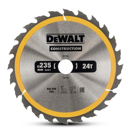 DeWalt DT1954-QZ 235mm (9") 24T Wood Construction Circular Saw Blade – image 2
