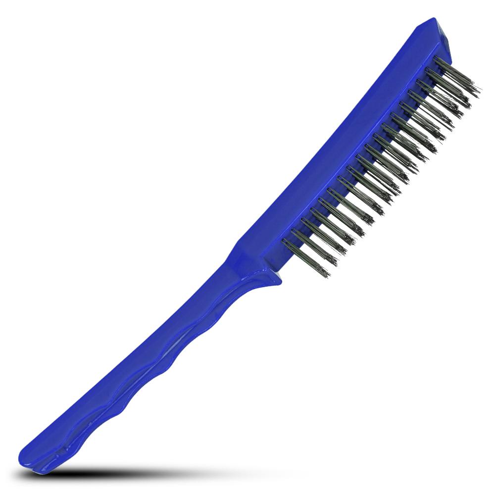 Bordo 5175-SW-4R 0.33mm 4x18 Rows Steel Wire Long Plastic Handle Brush – image 1