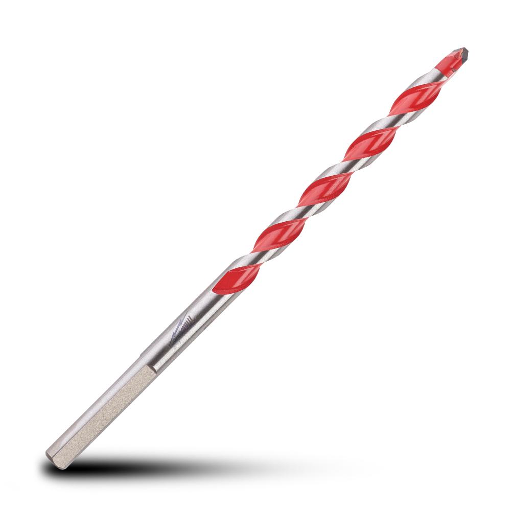 Punta Per Calcestruzzo Milwaukee 8x100 Mm – Stelo A 3 Lati, In Carburo Di Tungsteno, Per Muratura E Granito - 3