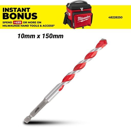 Milwaukee 4932471186 10mm x 150mm Hammer & Rotary Drill Bit