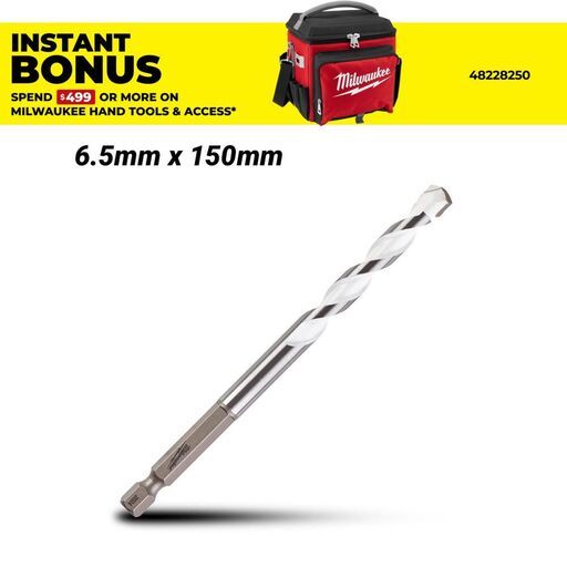 Milwaukee 4932471100 6.5mm x 150mm Multi-Material Drill Bit