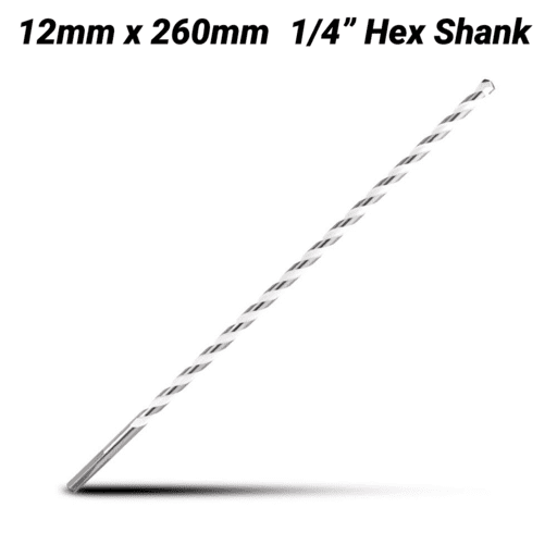 Milwaukee 4932471111 12mm x 260mm 1/4" Shank Multi-Material Drill Bit – image 2