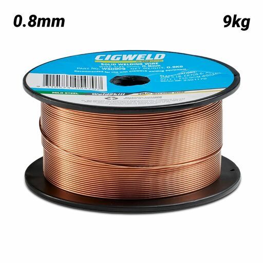 Cigweld WS0908 0.8mm 0.9kg WeldSkill Solid Wire