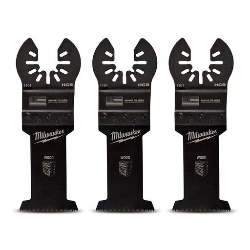 Milwaukee 49251103 3-Pack 35mm (1 3/8") OPEN-LOK High Carbon Steel Wood Blade – image 4