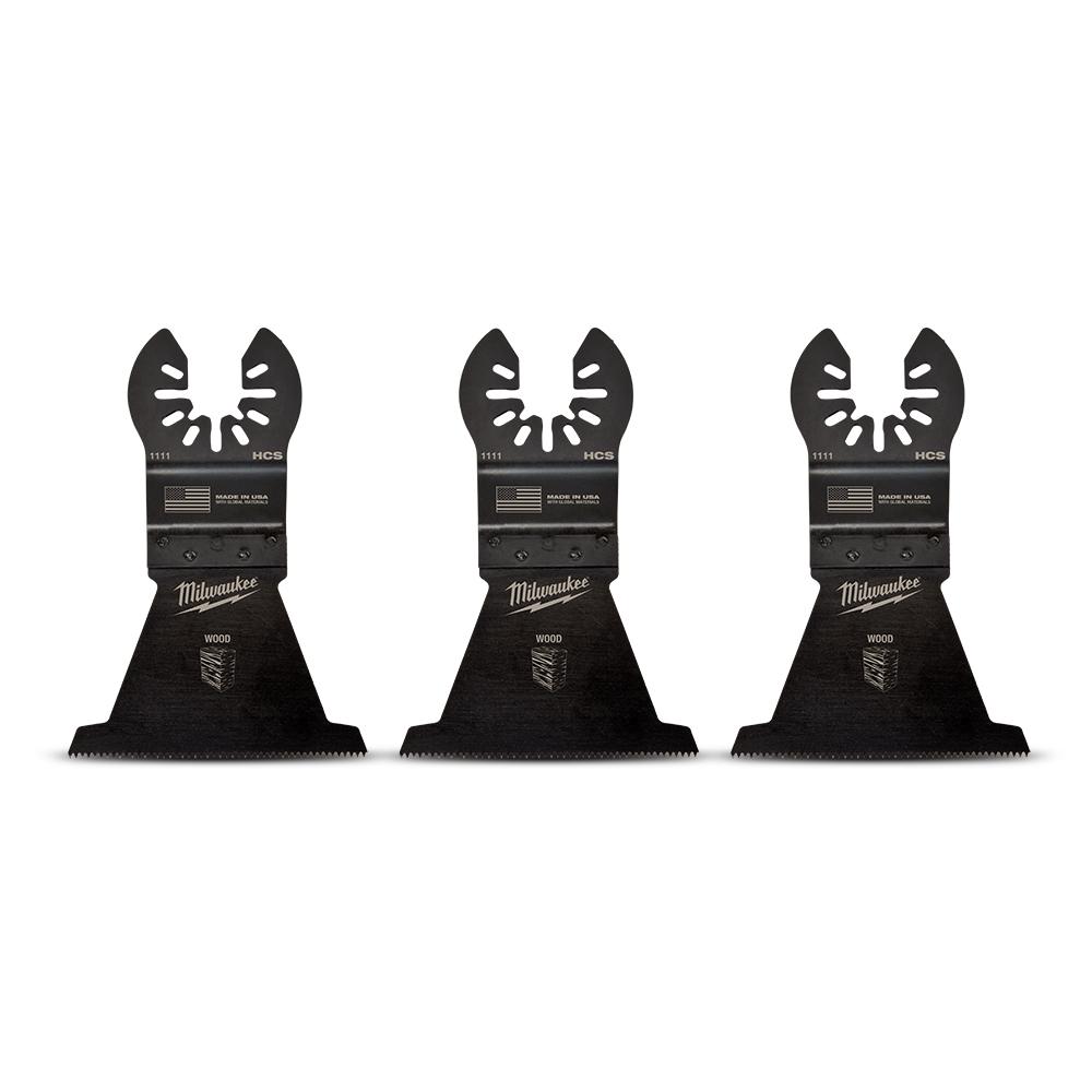 Milwaukee 49251113 3-Pack 63.5mm (2 1/2") OPEN-LOK High Carbon Steel Wood Blade  – image 4