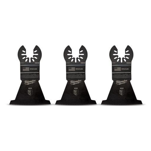 Milwaukee 49251113 3-Pack 63.5mm (2 1/2") OPEN-LOK High Carbon Steel Wood Blade  – image 4