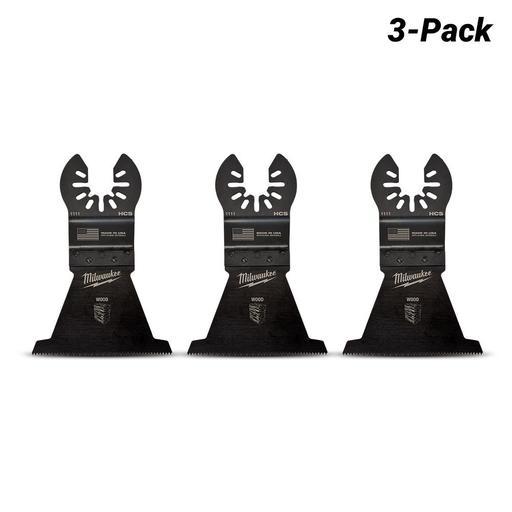 Milwaukee 49251113 3-Pack 63.5mm (2 1/2") OPEN-LOK High Carbon Steel Wood Blade  – image 2