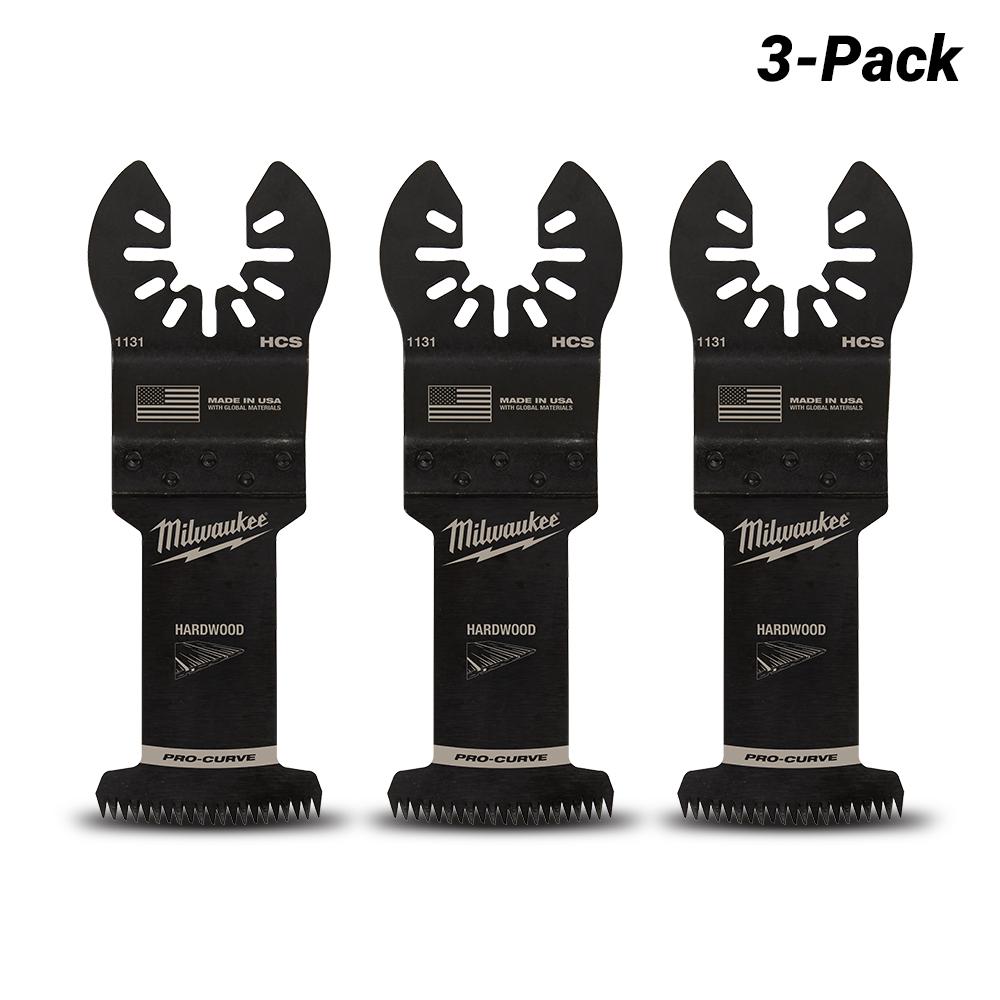 Milwaukee 49251133 3-Pack 35mm (1 3/8") OPEN-LOK Japanese Tooth Hardwood Blade – image 2