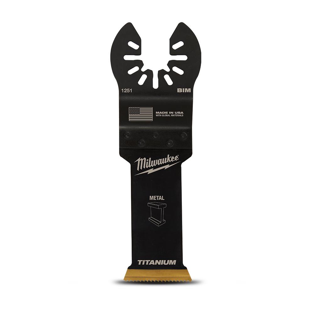 Milwaukee 49251251 28mm (1-1/8") OPEN-LOK Titanium Enhanced Bi-Metal Metal Blade – image 2