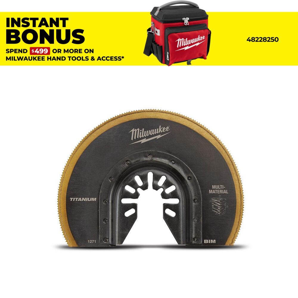 Milwaukee 49251271 89mm (3 1/2") OPEN-LOK Titanium Enhanced Bi-Metal Metal Blade – image 1