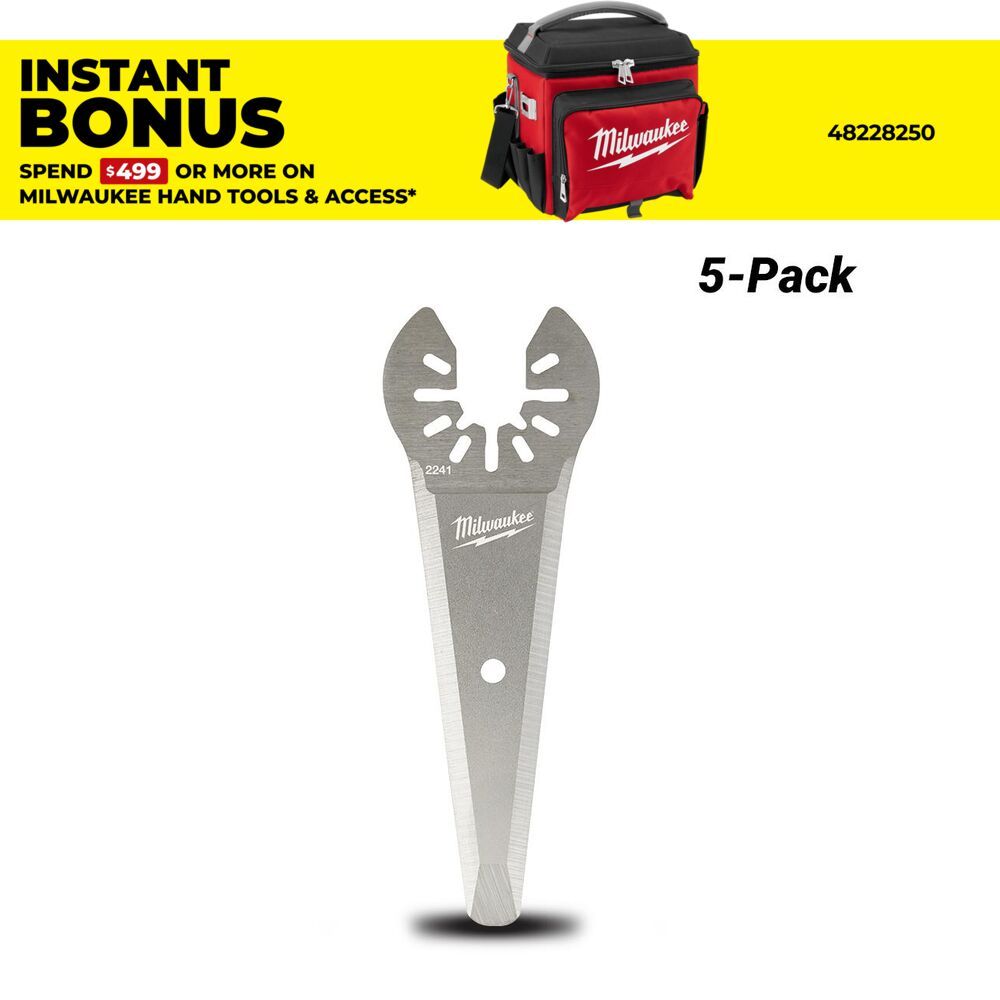 Milwaukee 49252241 5-Pack Open-Lok Tapered Sealant Cutting Blade  – image 1