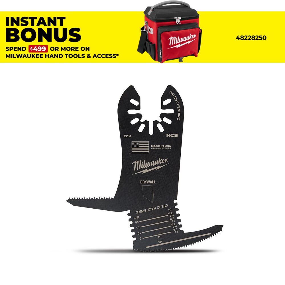 Milwaukee 49252281 5-in-1 Open-Lok Drywall Blade – image 1