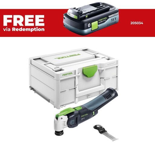 Festool OSC 18 E-Basic (576591) 18V Cordless Brushless VECTURO Oscillator Multi Tool