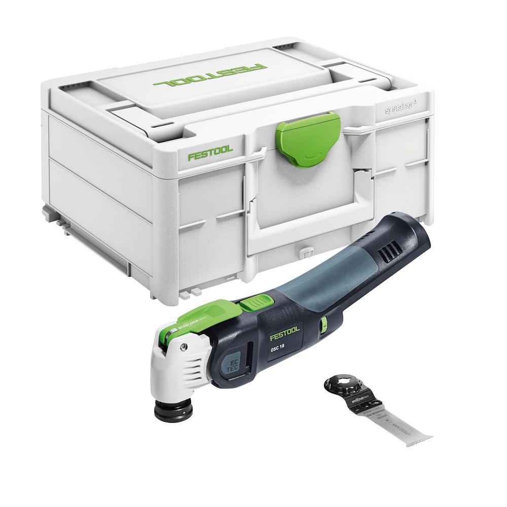 Festool OSC 18 E-Basic (576591) 18V Cordless Brushless VECTURO Oscillator Multi Tool – image 2