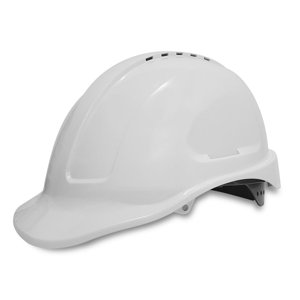 Maxisafe HVS590-W Vented Safety Hard Hat with Sliplock Harness - White – image 1