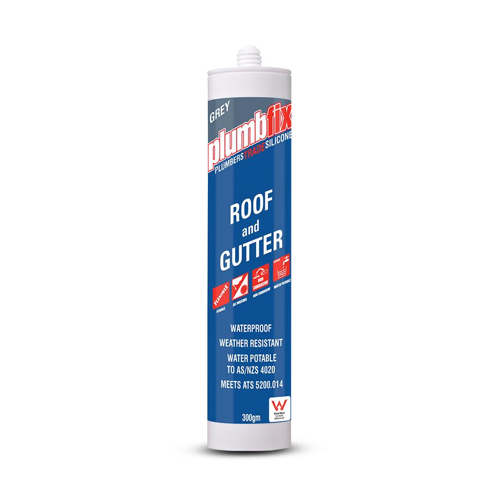 Bostik 30840191 300g Plumbfix Roof and Gutter Sealant Cartridge - Grey – image 1