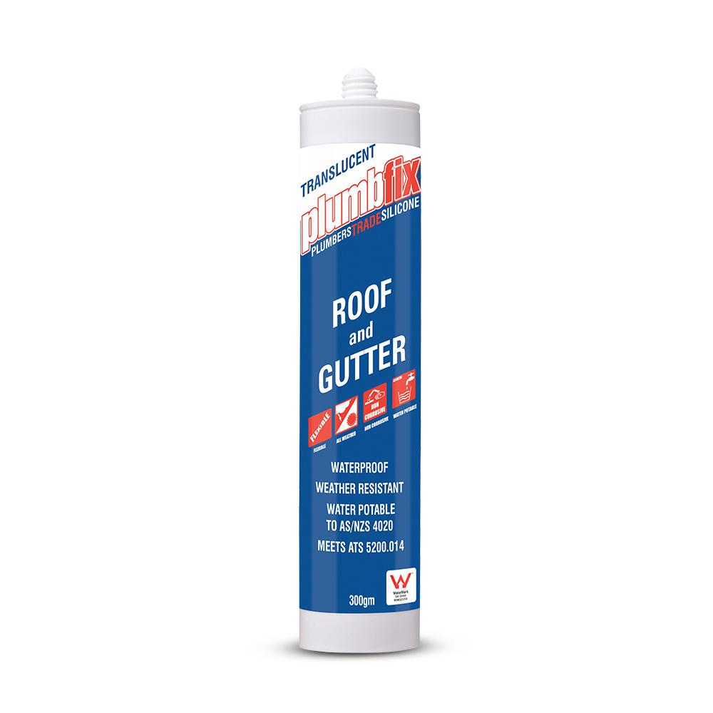 Bostik 30840192 300g Plumbfix Roof and Gutter Sealant Cartridge - Transluscent – image 1