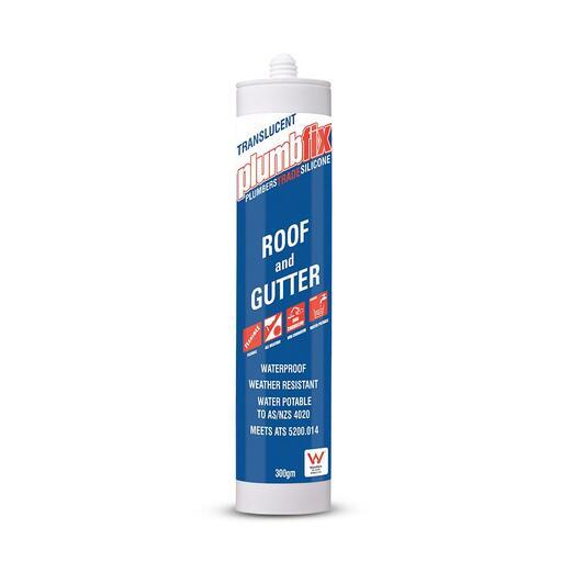 Bostik 30840192 300g Plumbfix Roof and Gutter Sealant Cartridge - Transluscent