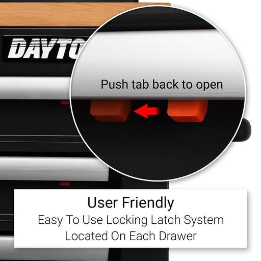Daytona D62WBBS 62" Heavy Duty 10 Drawer Work Bench - Black – image 7