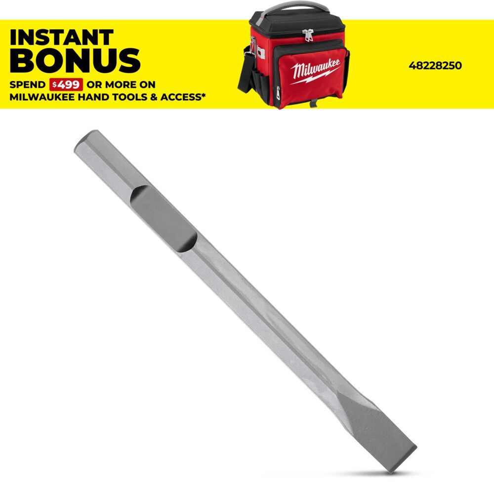Milwaukee 4932459775 MX FUEL 400mm x 28mm Hex Flat Chisel – image 1