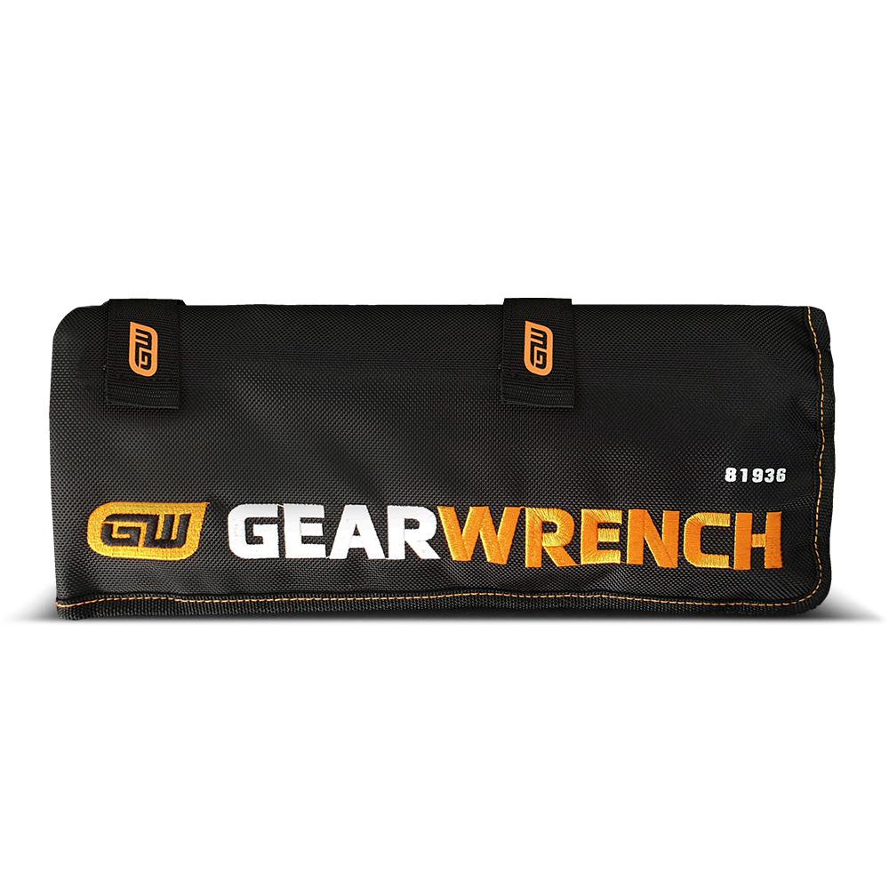 GEARWRENCH 81936 14pce 12 Point Long Pattern Metric Combination Wrench Set in Roll – image 2