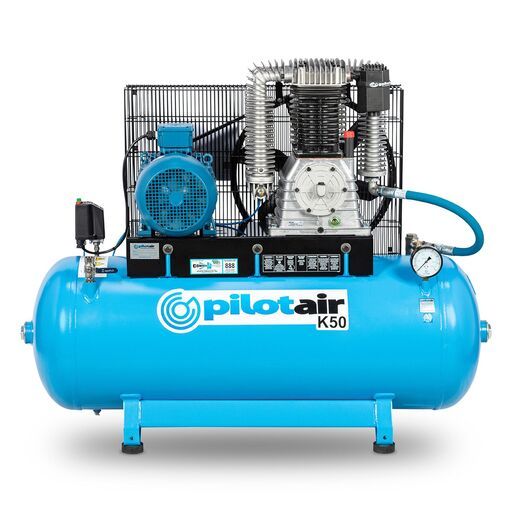 Pilot Air K50 7.5kW/10HP 268L 3 Phase Industrial Air Compressor