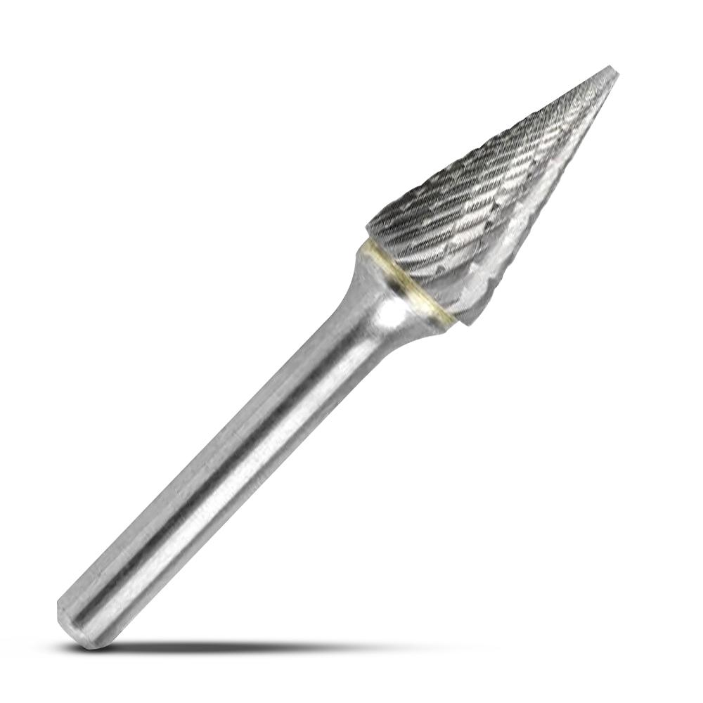 Bordo 6400-95141 1/4"x1" SM-3 10° Pointed Cone 1/4" Shank Burr – image 2