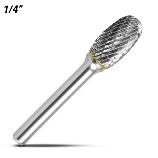 Bordo 6400-95159 1/4" SE-1 Oval Shaped 1/4" Shank Burr