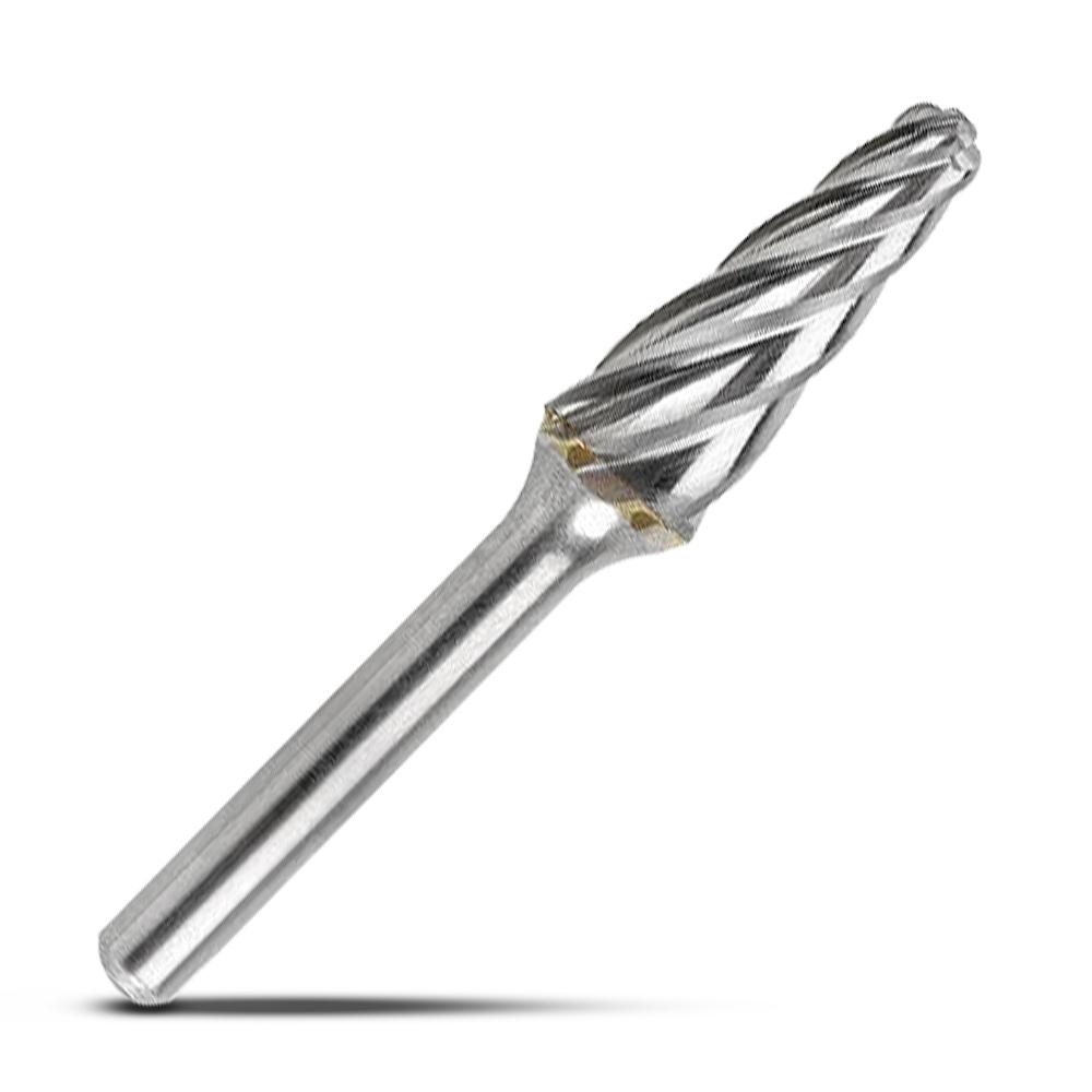 Bordo 6401-95304 1/2" SL-4 14° Included Angle 1/4" Shank Burr Non Ferrous – image 2