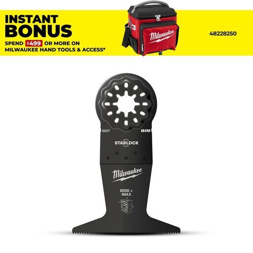 Milwaukee 48906027 63.5mm (2-1/2) Starlock Bi-Metal Multi Material Blade