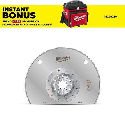 Milwaukee 48906039 102mm (3-15/16) Starlock Bi-Metal Metal Segmented Blade