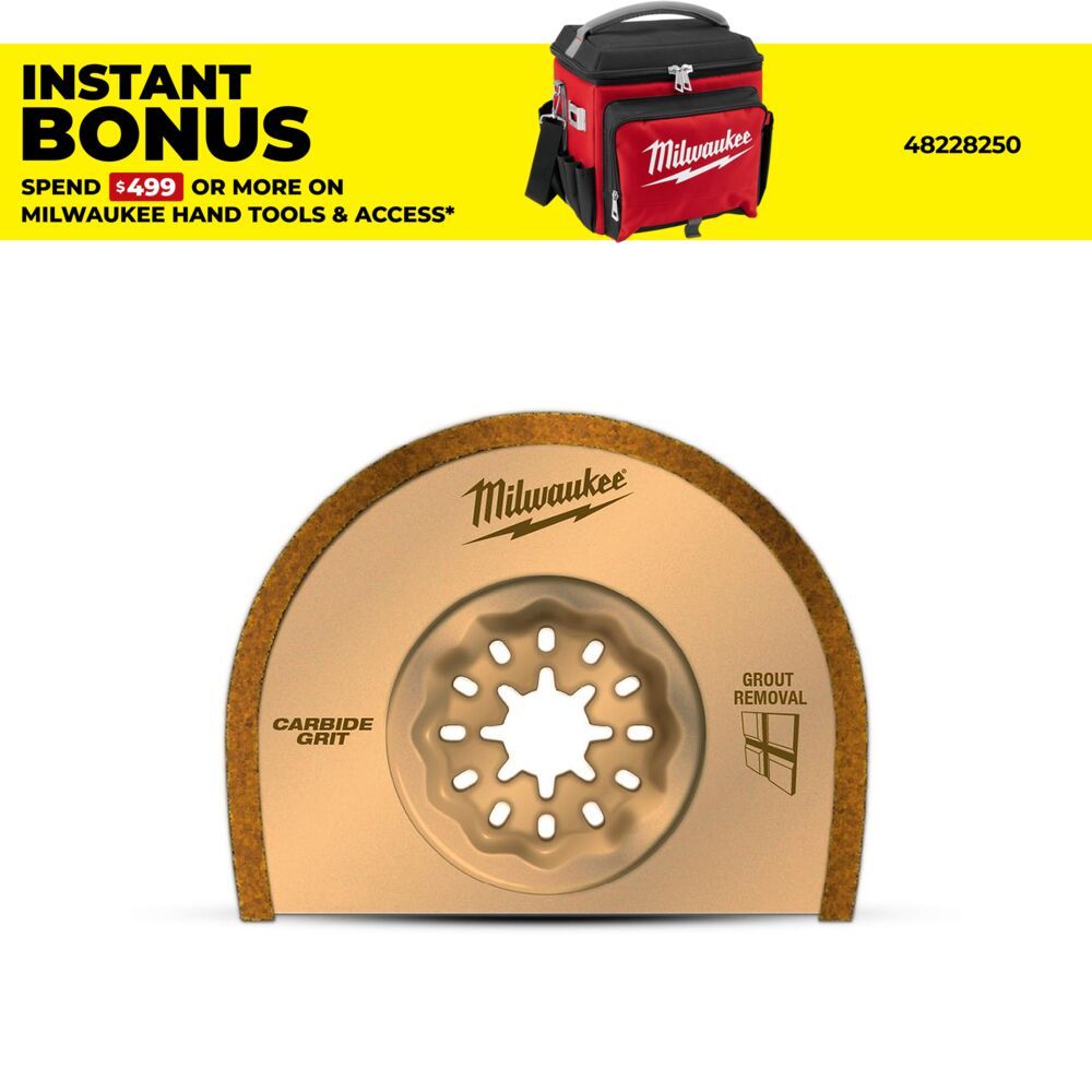 Milwaukee 48906050 76mm (2-15/16) Starlock Thin Kerf Carbide Grit Blade – image 1