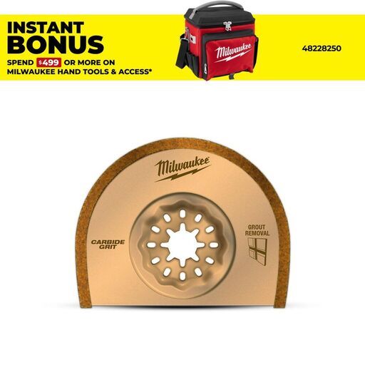 Milwaukee 48906050 76mm (2-15/16) Starlock Thin Kerf Carbide Grit Blade
