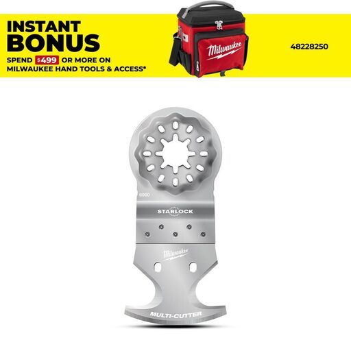 Milwaukee 48906060 Starlock 3-in-1 Multi Cutter Scraper Blade
