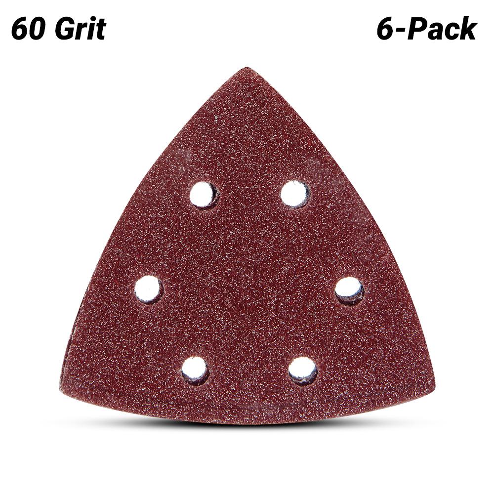 Milwaukee 48906071 6-Pack 89mm (3-1/2) Starlock 60 Grit Sanding Sheet – image 4