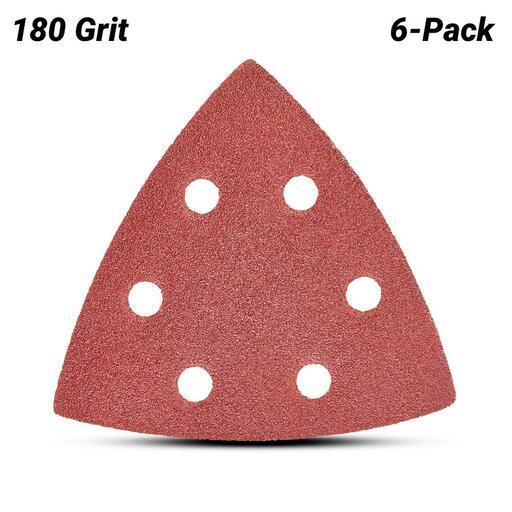 Milwaukee 48906074 6-Pack 89mm (3-1/2) Starlock 180 Grit Sanding Sheet – image 4