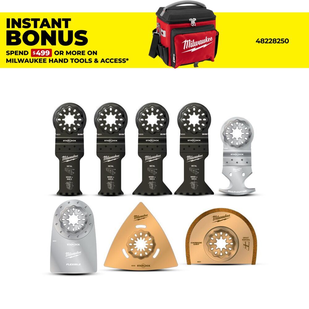 Milwaukee 48906088 8pce Starlock Renovation Kit – image 1